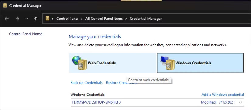 Why can't this built-in Credential Manager feature in Windows replace a password manager? Picture 1