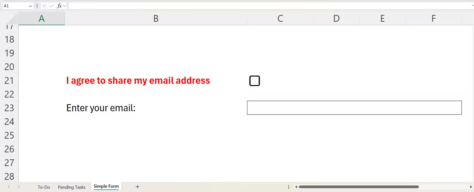 Why Checkbox is an underutilized Excel feature? Picture 2