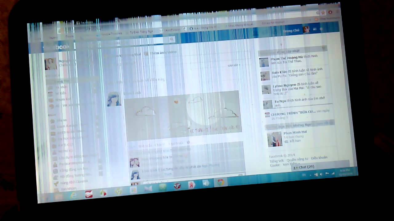 Why does my laptop screen flicker and get noisy? How to fix it? Picture 1