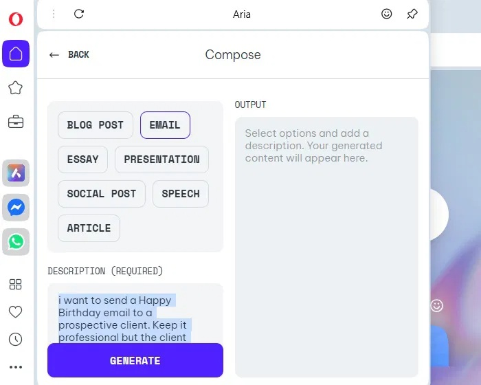 Why is Opera Aria the standout AI browser on Windows? Picture 1