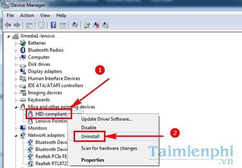 Why is the mouse light on but not moving? Picture 5
