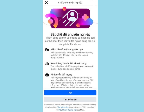 Why is there no professional mode on Facebook? Picture 3