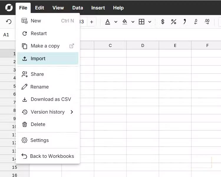 Why Row Zero is Superior to Excel Picture 1