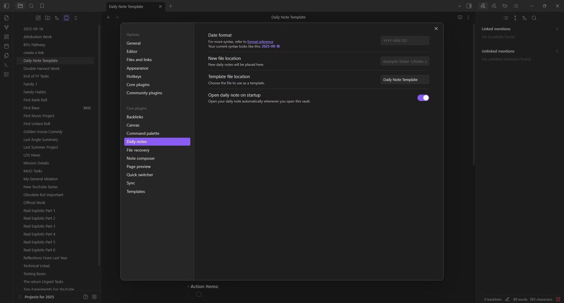 Why ditch your planner for the Obsidian plugin with integrated Daily Notes? Picture 4