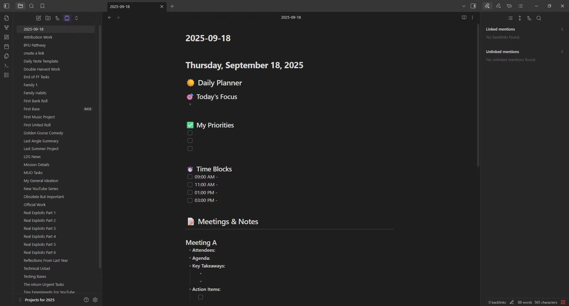 Why ditch your planner for the Obsidian plugin with integrated Daily Notes? Picture 5