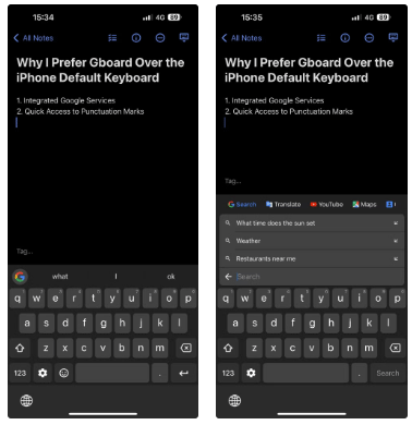 Why should you replace your iPhone's default keyboard with Gboard? Picture 1