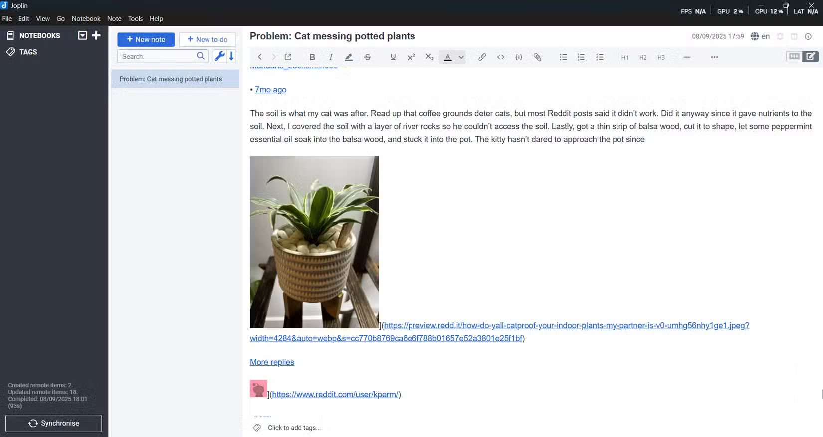 Why switch from Obsidian to Joplin? Picture 3