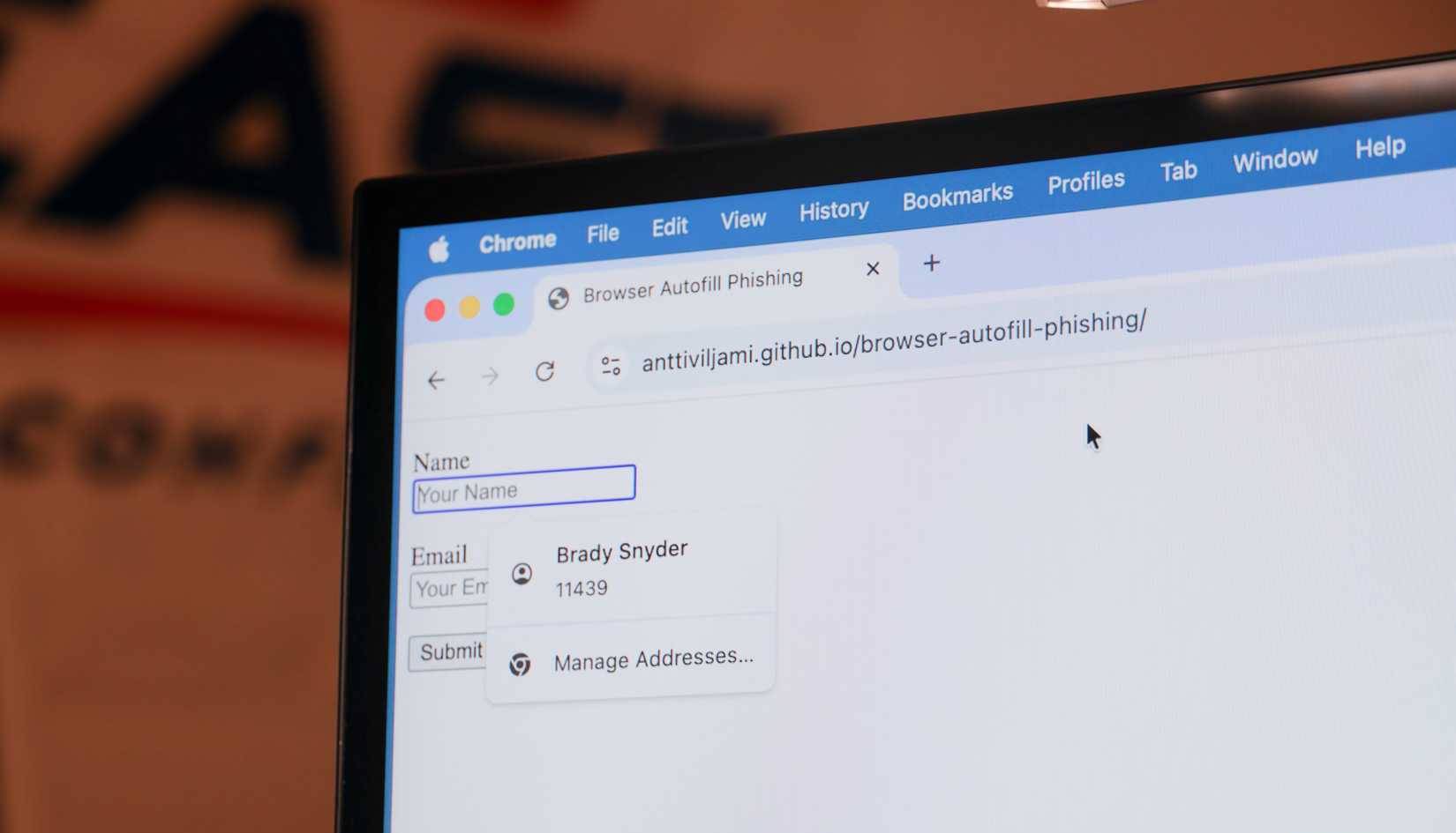 Why is browser autofill a security risk? Picture 2