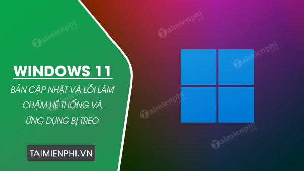 Picture 1 of The Windows 11 update fixes bugs that slow down the system and cause applications to crash.