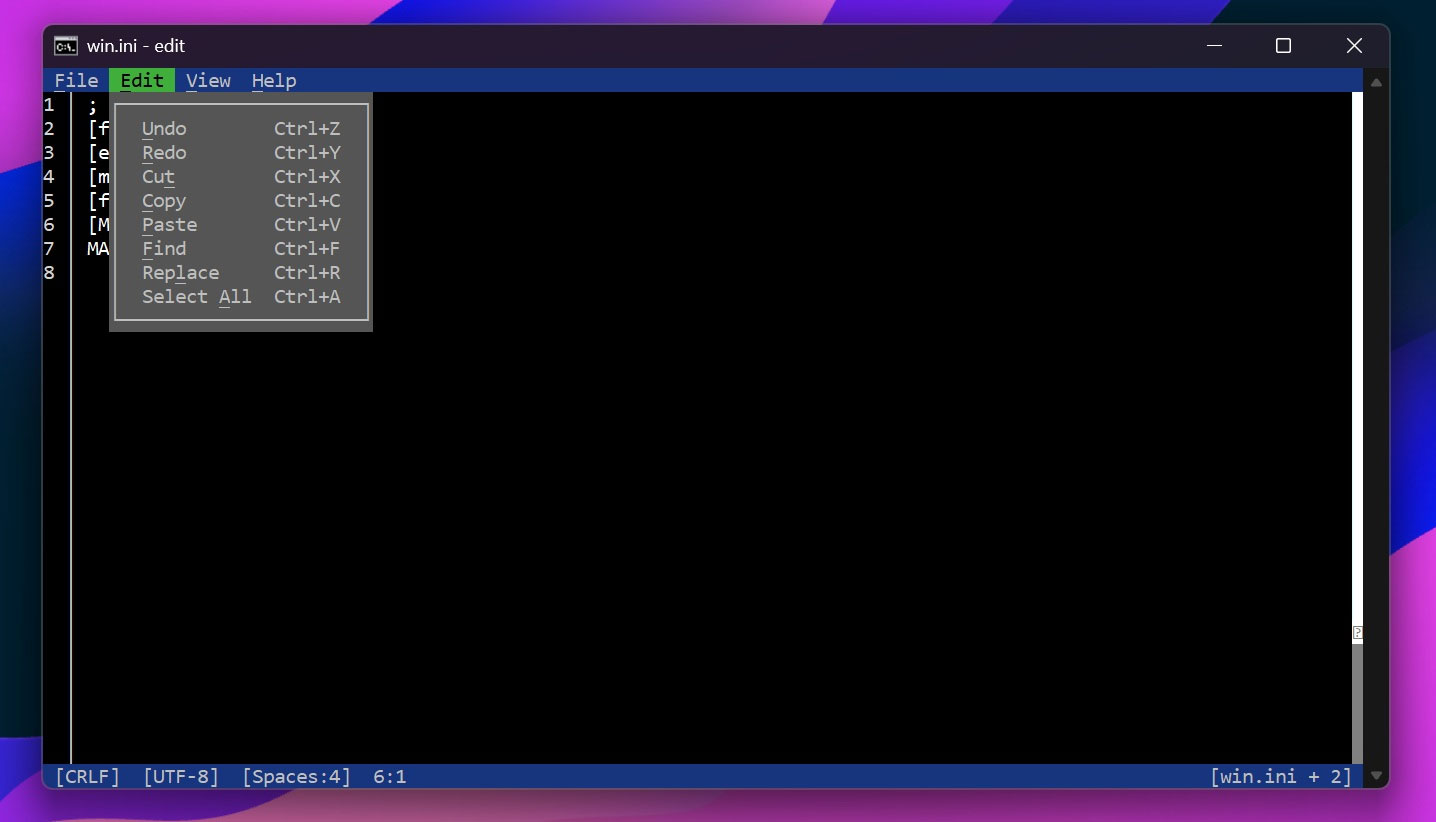 Windows 11 is about to have a built-in text editor 'edit' Picture 1