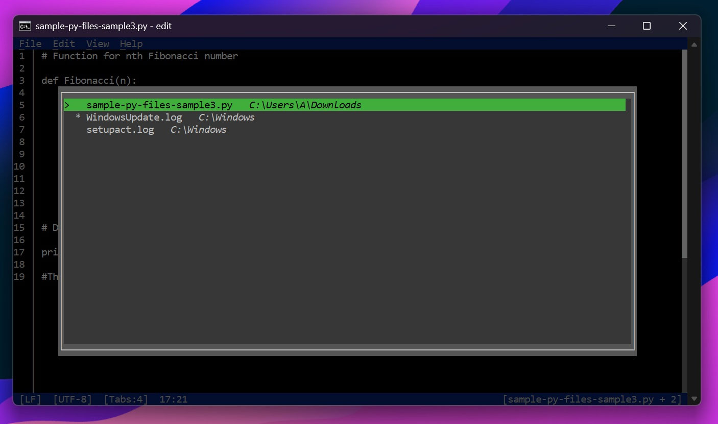 Windows 11 is about to have a built-in text editor 'edit' Picture 2