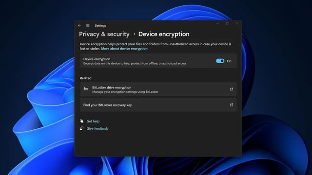 Windows 11 will enable BitLocker drive encryption on every PC Picture 1