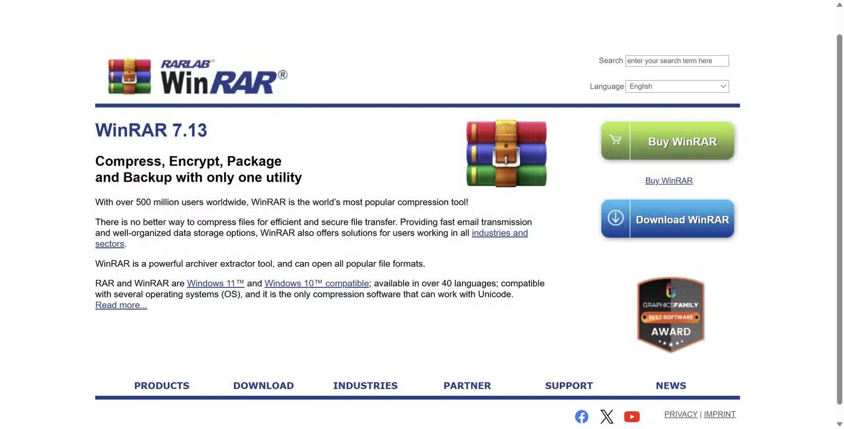 WinRAR remains one of the biggest security risks on Windows. Picture 2