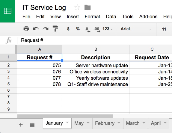 Working with Sheets Picture 8