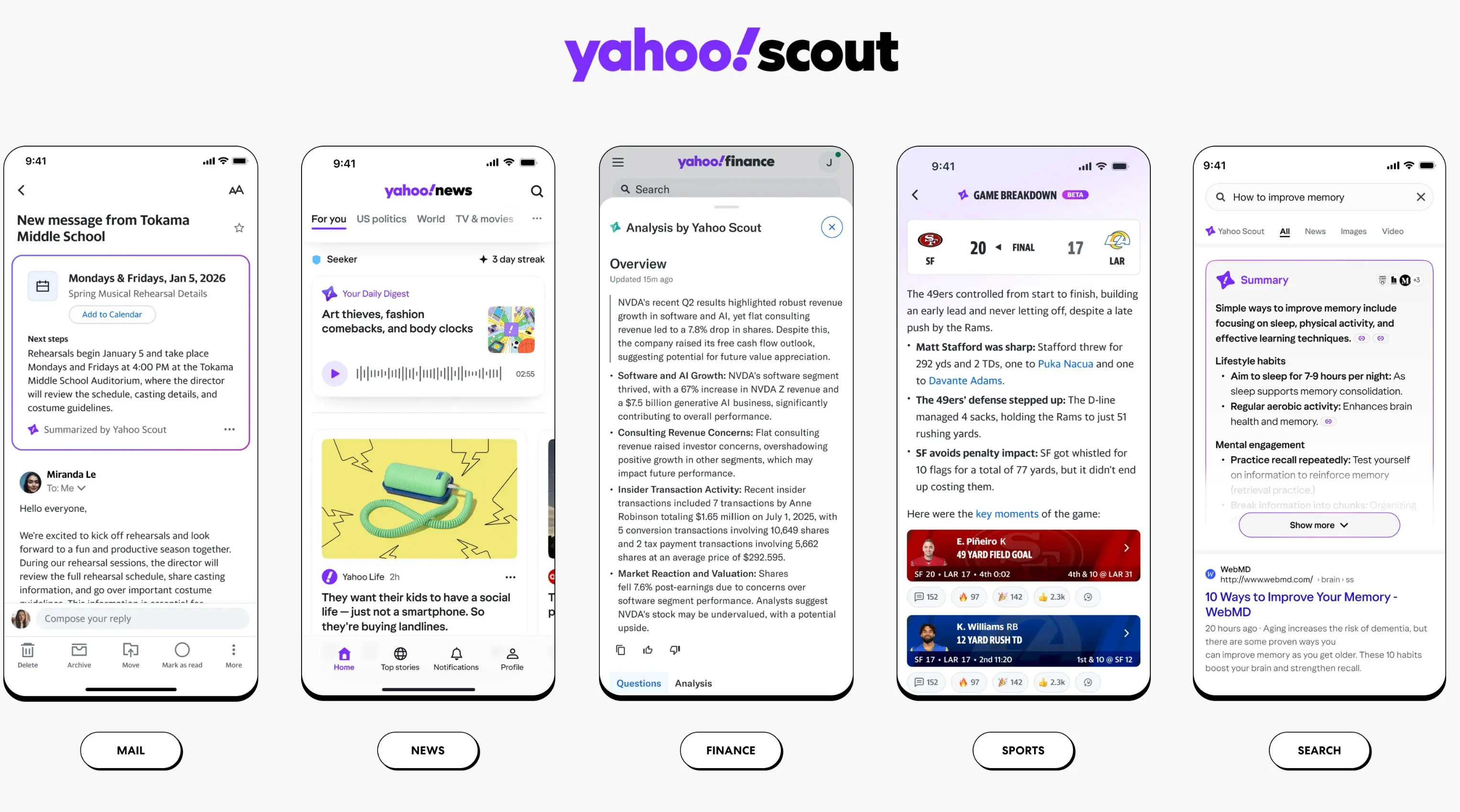 Yahoo launches Scout, a new AI-powered Q&A tool to compete with ChatGPT. Picture 1