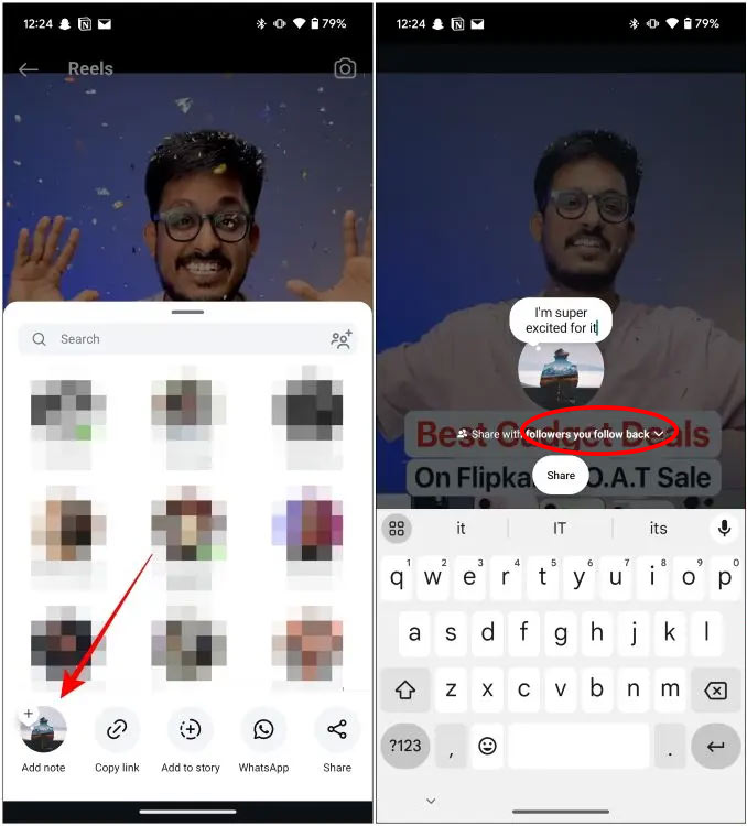 You can write notes for Reels Instagram videos Picture 1