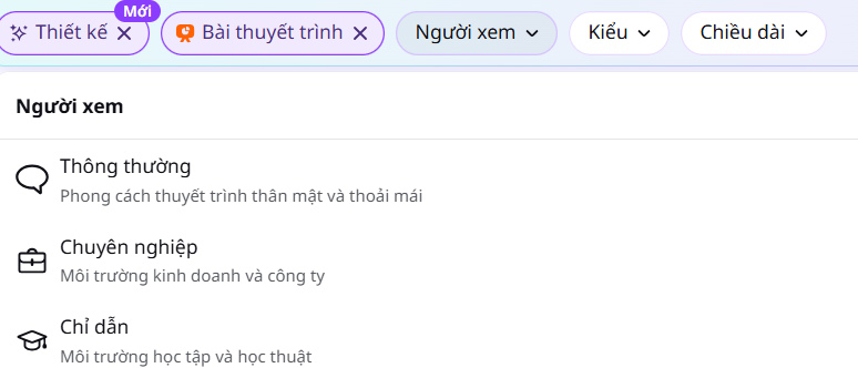 You can now create presentation slides using Canva AI. Picture 3