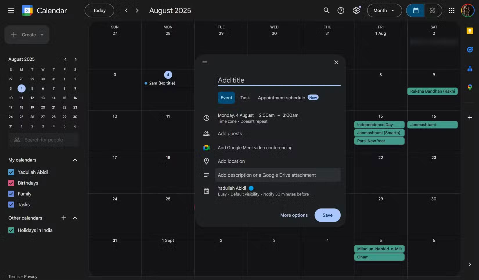 Have you used this awesome Google Calendar shortcut yet? Picture 2
