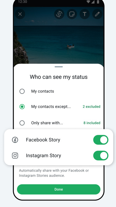 You'll Soon Be Able to Cross-Post WhatsApp Statuses to Facebook and Instagram Picture 1