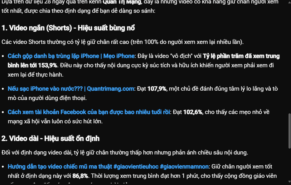 Picture 4 of YouTube has AI that analyzes your channel for you; have you tried it yet?