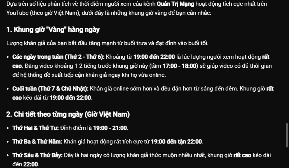 Picture 5 of YouTube has AI that analyzes your channel for you; have you tried it yet?