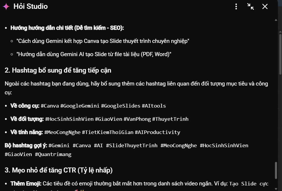 Picture 8 of YouTube has AI that analyzes your channel for you; have you tried it yet?