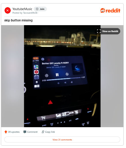 YouTube Music displays black screen error on iPhone Picture 2