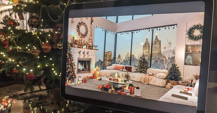 10 Christmas-themed YouTube Backgrounds to Help Create a Festive