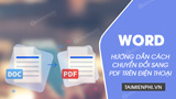 How to Convert Word to PDF on Android or iPhone