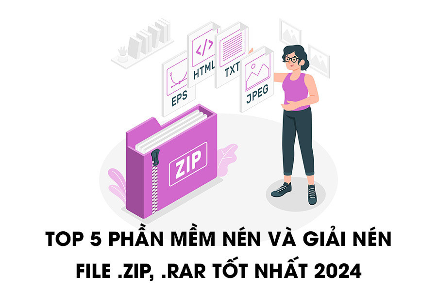 5 Best Software to Compress and Decompress.Zip,.Rar Files 2024