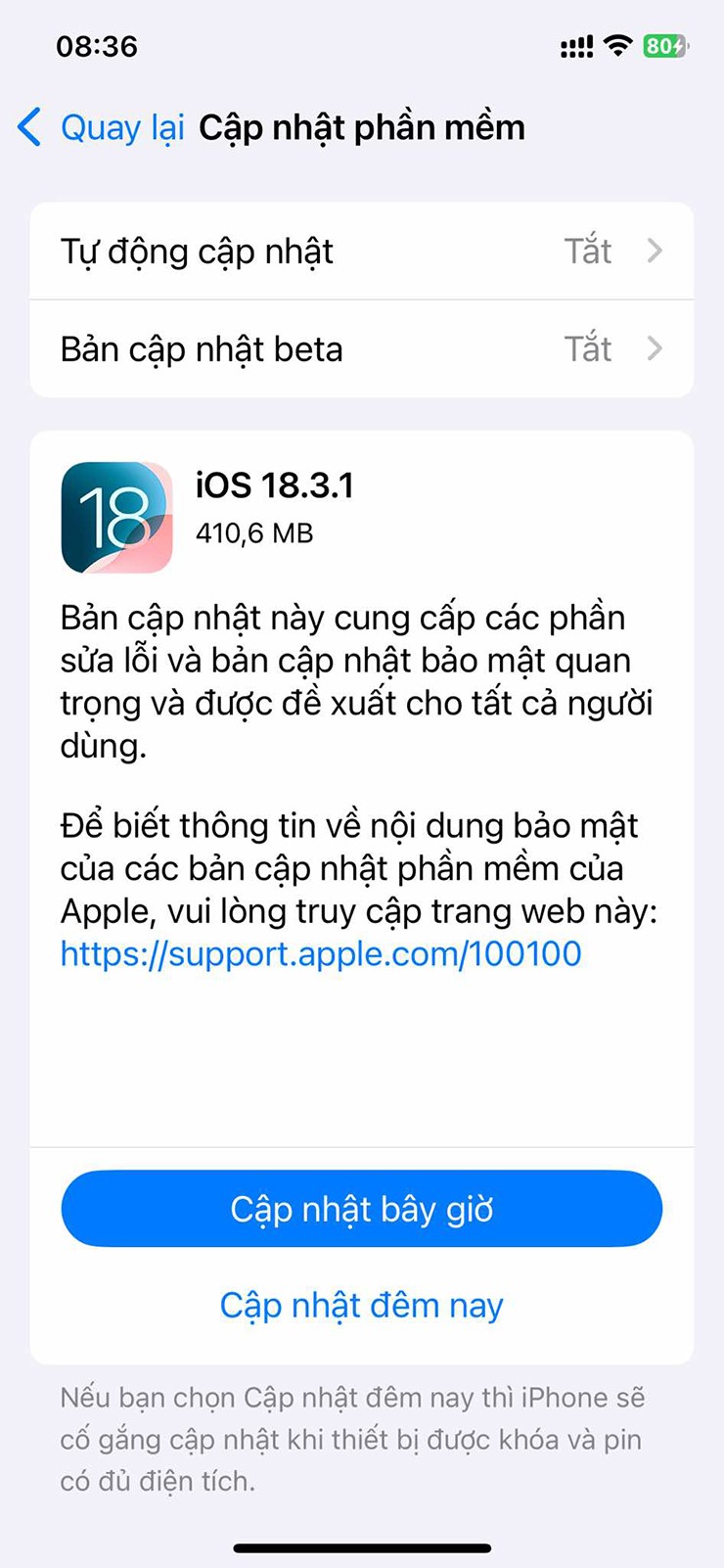Apple Explains Why Users Need to Update iOS 18.3.1 Immediately