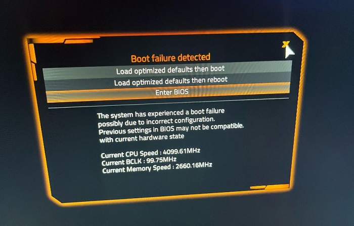 Boot Failure Detected Error – Pocket the Fix Now