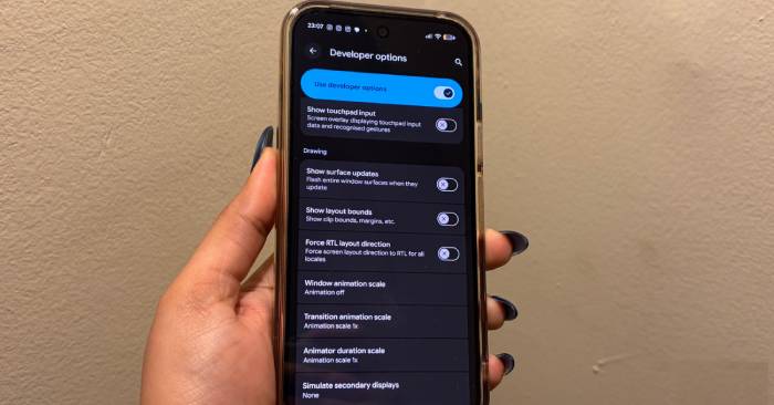 How to Shorten or Turn Off Android System Animations
