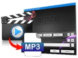 Convert video to MP3 or WAV audio using Free Video to MP3 Converter