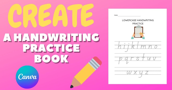 How to Make a Handwriting Practice Worksheet in Canva