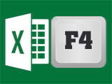 Fix the Error of Not Being Able to Use the F4 Key in Excel
