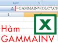 GAMMAINV Function in Excel, How to Use and Examples