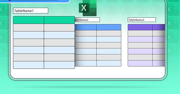 How to Naming Excel Tables