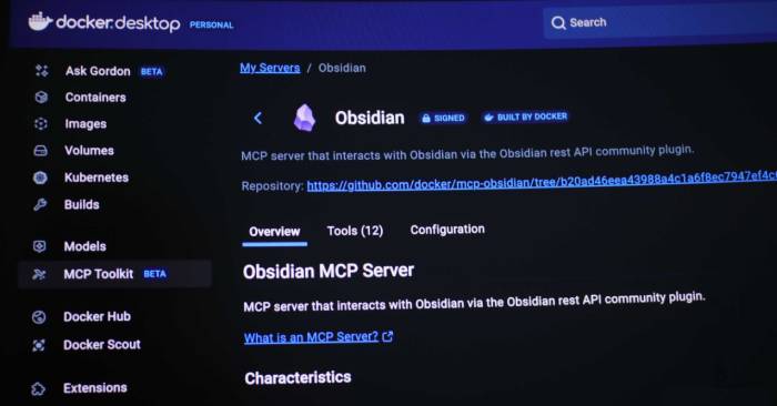 How to connect a local AI model to Obsidian using MCP