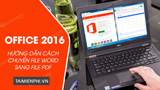 How to Export a Password-Protected PDF from Word 2016