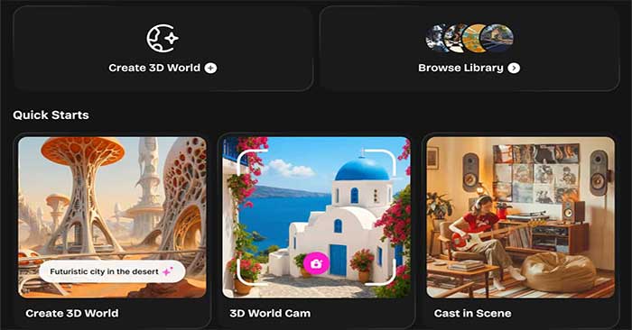 How to create a movable 3D world with just a simple prompt.