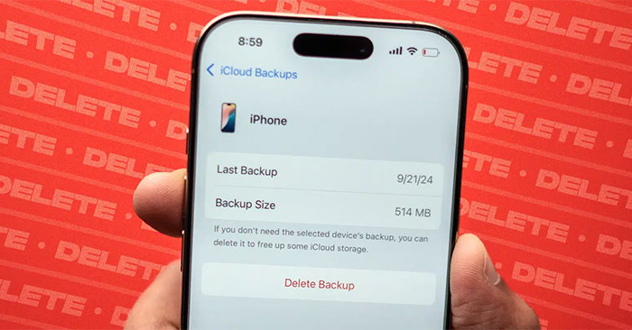 How to Delete iCloud Backup on Iphone/mac