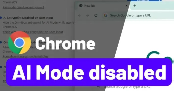 How to disable AI on the address bar and new tabs in Chrome