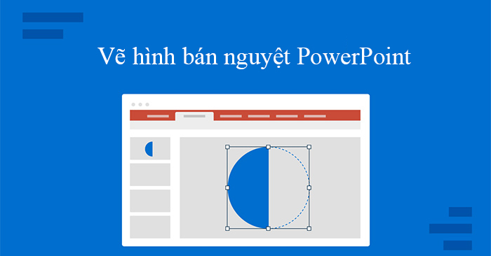 How to Drawing a Semicircle in PowerPoint