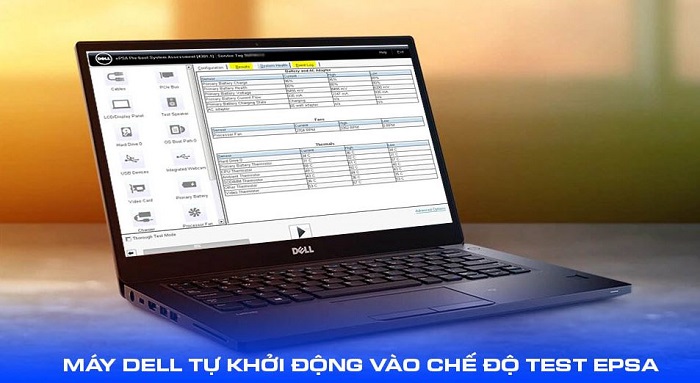How to fix Dell computer automatically booting into ePSA test mode