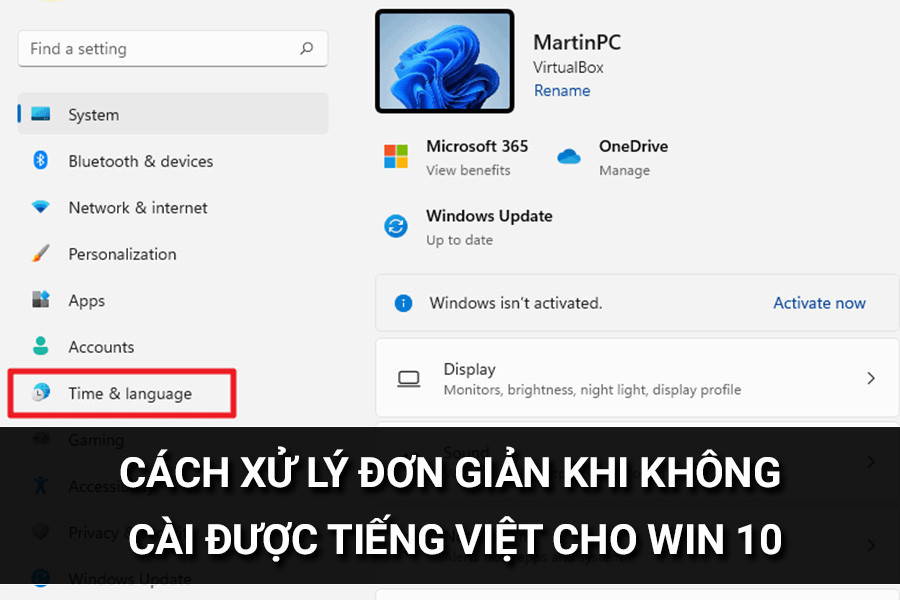 Language: How to Handle When You Can't Install Vietnamese for Win 10