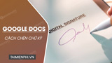 How to insert a signature in Google Docs