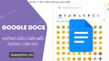 How to insert emojis in Google Docs