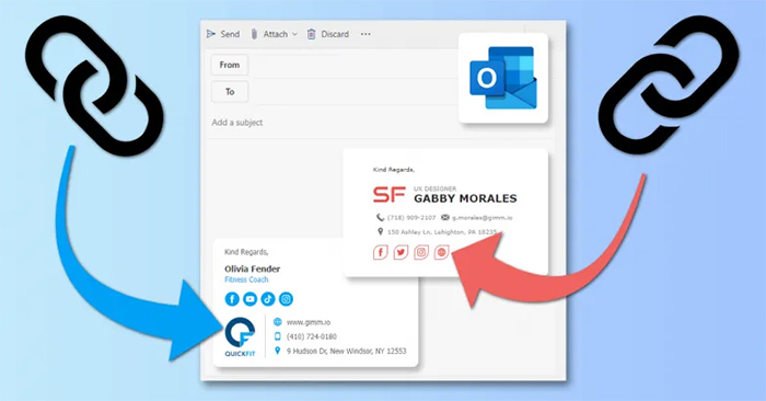 How to Insert a Link Image in Outlook Signature