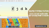 How to Install RapidTyping and Start Touch-Typing Lessons